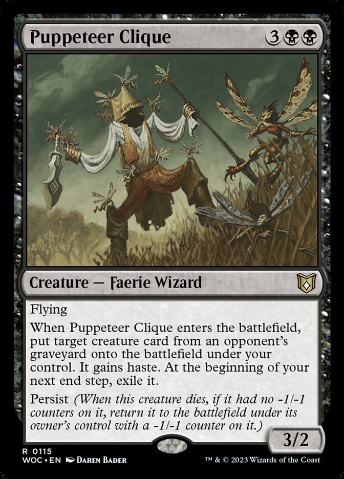 Puppeteer Clique 115 (Commander: Wilds of Eldraine)  | Good Games Adelaide SA