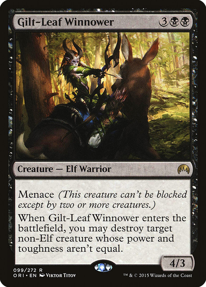 Gilt-Leaf Winnower 99 (Magic Origins)  - Foil | Good Games Adelaide SA