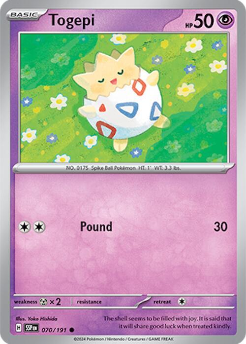 Togepi 070/191 (SV08: Surging Sparks)  | Good Games Adelaide SA