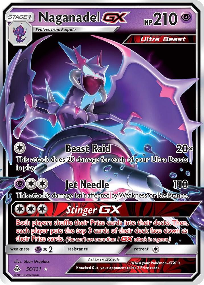Naganadel GX 56/131 (SM - Forbidden Light)  - Holofoil | Good Games Adelaide SA