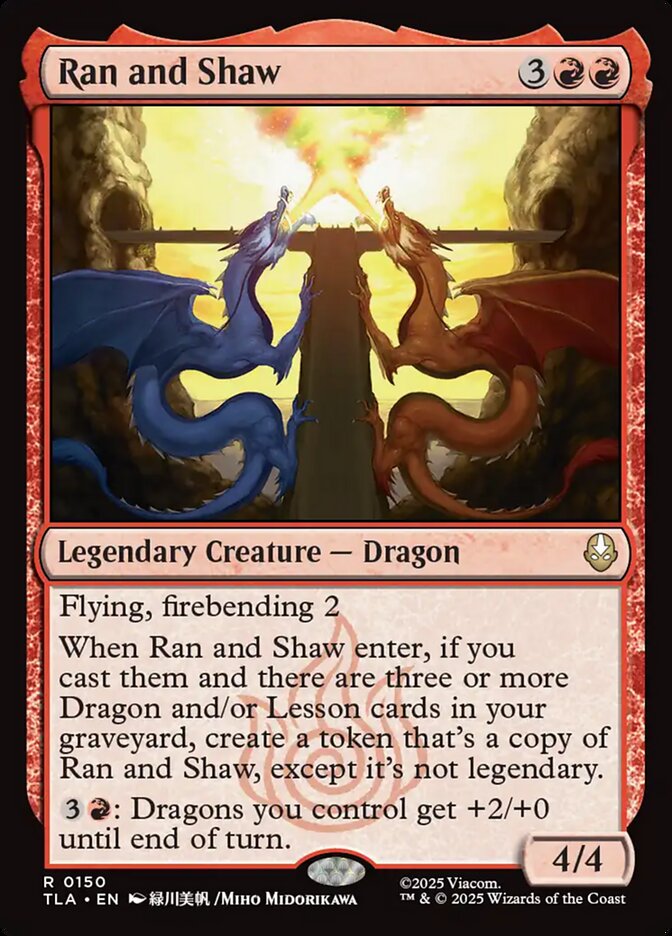 Ran and Shaw 150 (Avatar: The Last Airbender)  | Good Games Adelaide SA