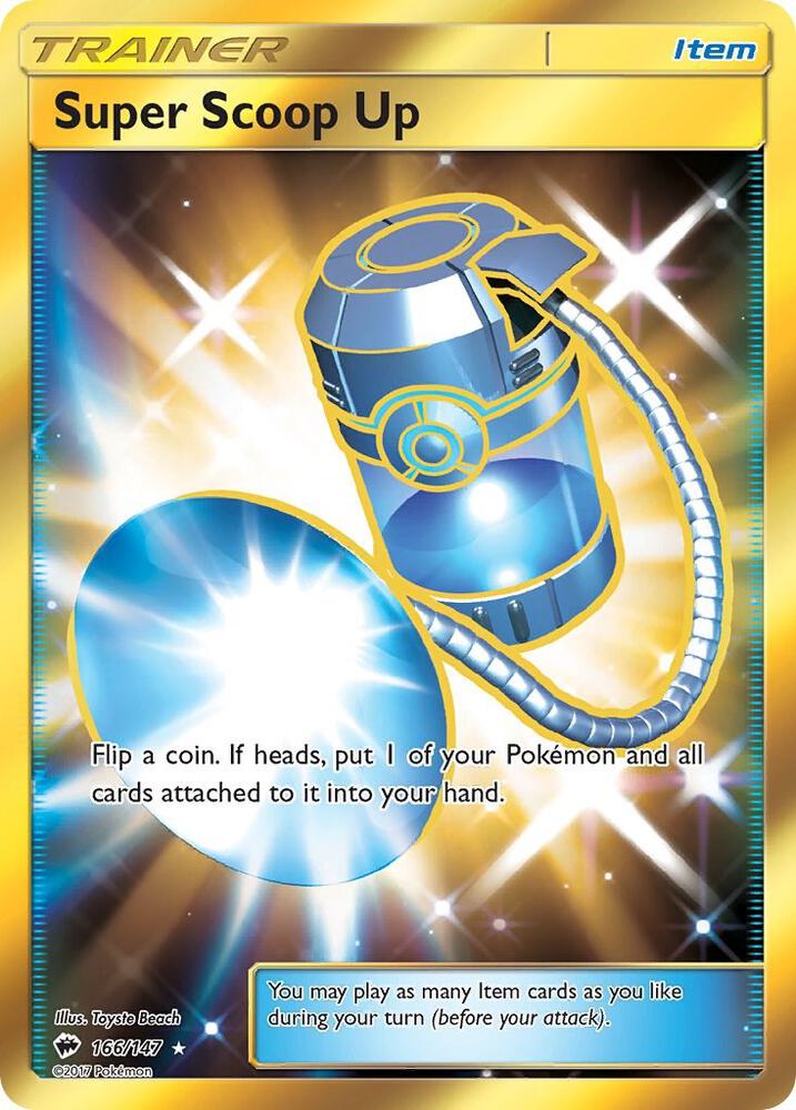 Super Scoop Up Secret 166/147 (SM - Burning Shadows)  - Holofoil | Good Games Adelaide SA
