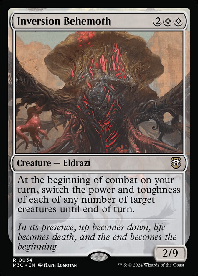 Inversion Behemoth 34 (Commander: Modern Horizons 3)  | Good Games Adelaide SA