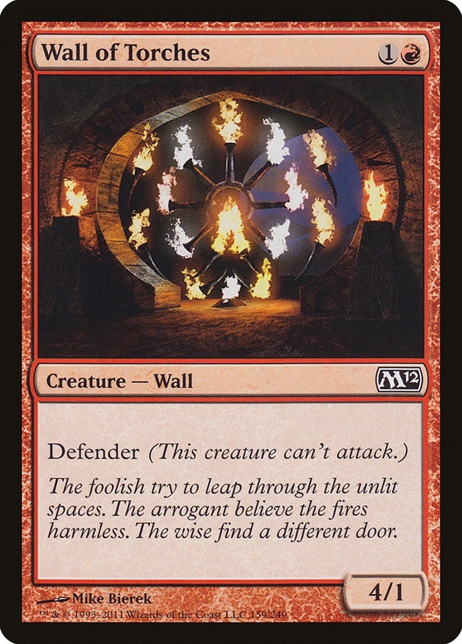 Wall of Torches 159 (Magic 2012 (M12))  | Good Games Adelaide SA