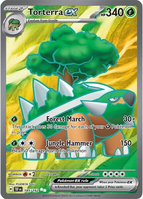 Torterra ex 185/162 (SV05: Temporal Forces)  - Holofoil | Good Games Adelaide SA