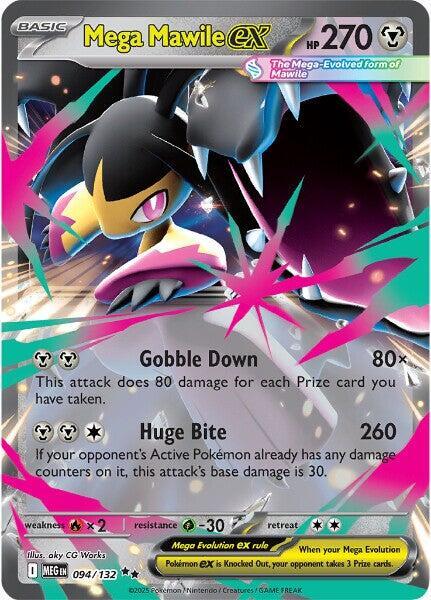 Mega Mawile ex 094/132 (ME01: Mega Evolution)  - Holofoil | Good Games Adelaide SA