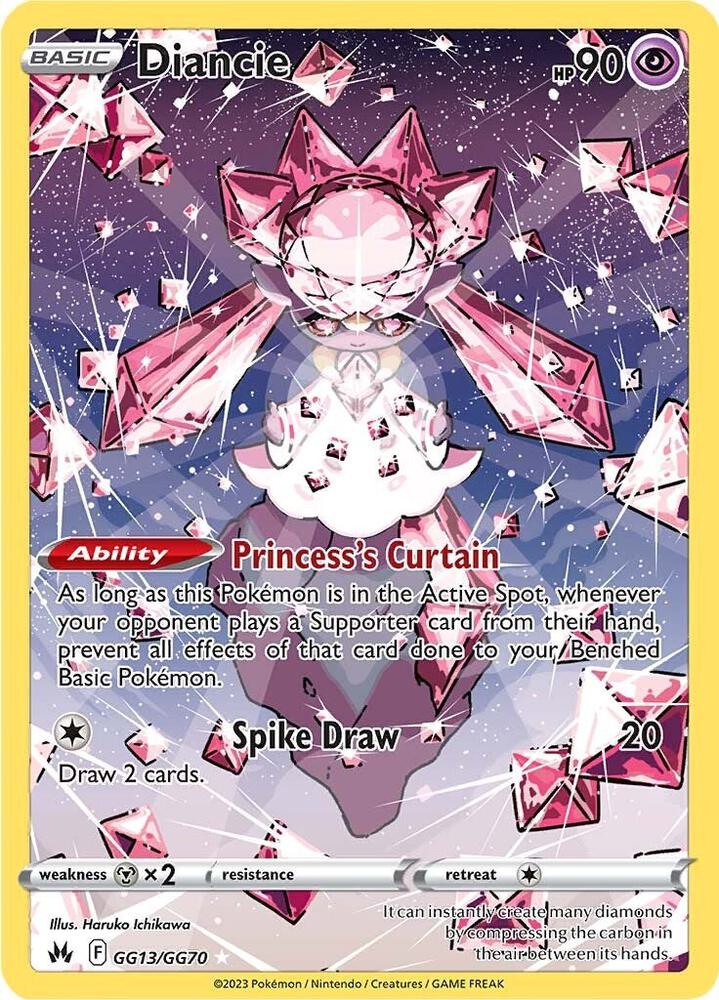 Diancie GG13/GG70 (Crown Zenith: Galarian Gallery)  - Holofoil | Good Games Adelaide SA