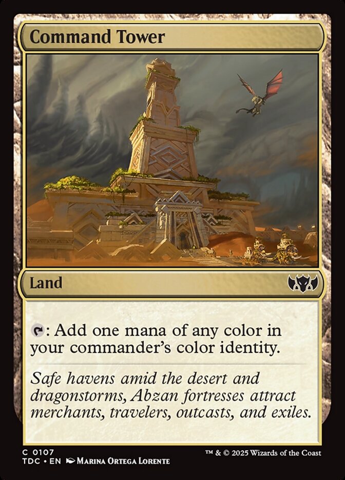 Command Tower 107 (Commander: Tarkir: Dragonstorm)  | Good Games Adelaide SA