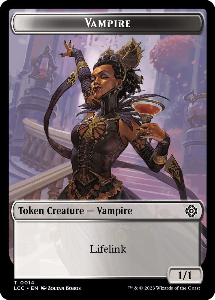 Vampire 0014 Vampire Demon Double Sided Token 14 // 15 (Commander: The Lost Caverns of Ixalan)  | Good Games Adelaide SA
