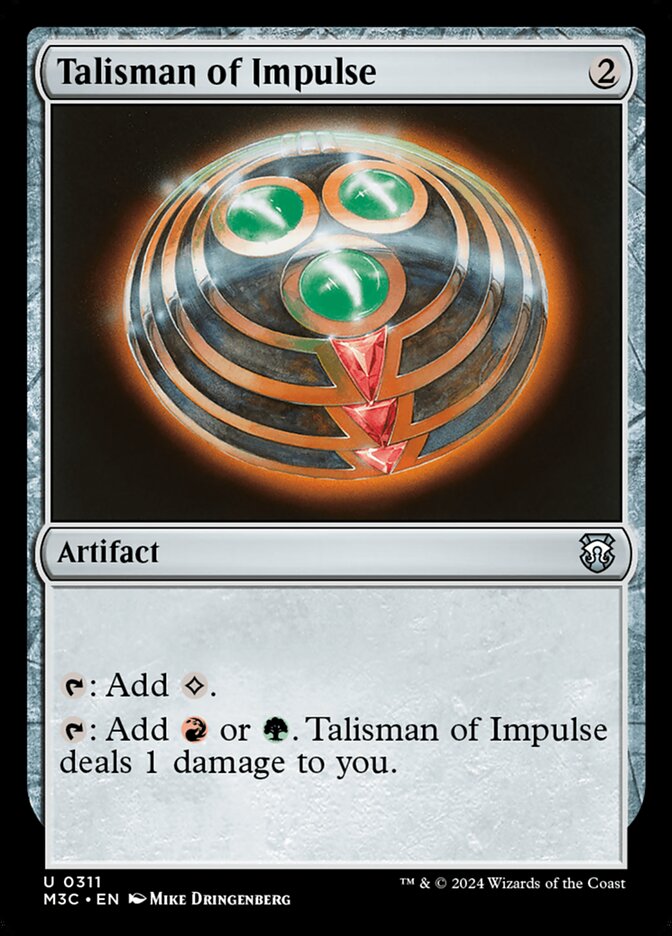 Talisman of Impulse 311 (Commander: Modern Horizons 3)  | Good Games Adelaide SA
