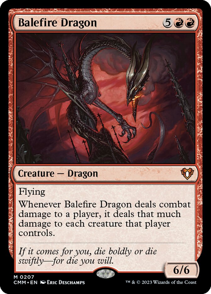 Balefire Dragon 207 (Commander Masters)  | Good Games Adelaide SA