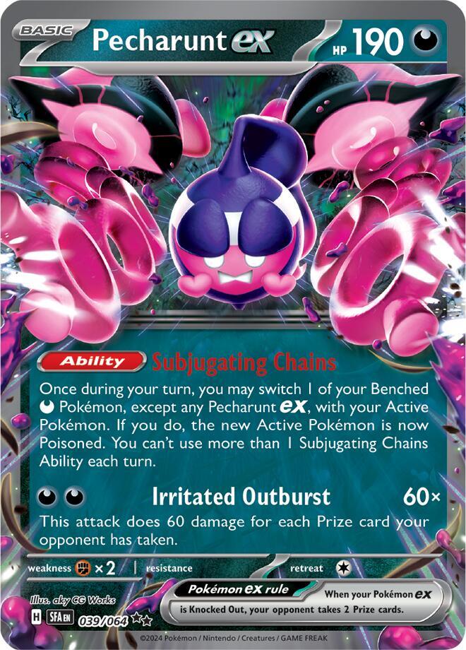 Pecharunt ex 039/064 (SV: Shrouded Fable)  - Holofoil | Good Games Adelaide SA