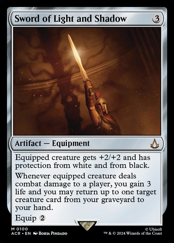 Sword of Light and Shadow 100 (Universes Beyond: Assassin's Creed)  - Foil | Good Games Adelaide SA