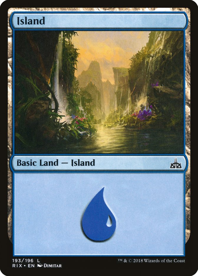 Island 193 (Rivals of Ixalan)  - Foil | Good Games Adelaide SA