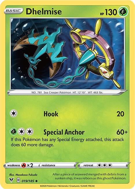 Dhelmise 019/185 (SWSH04: Vivid Voltage)  | Good Games Adelaide SA