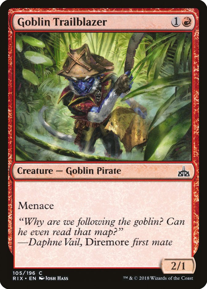 Goblin Trailblazer 105 (Rivals of Ixalan)  | Good Games Adelaide SA