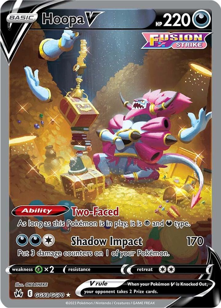 Hoopa V GG53/GG70 (Crown Zenith: Galarian Gallery)  - Holofoil | Good Games Adelaide SA