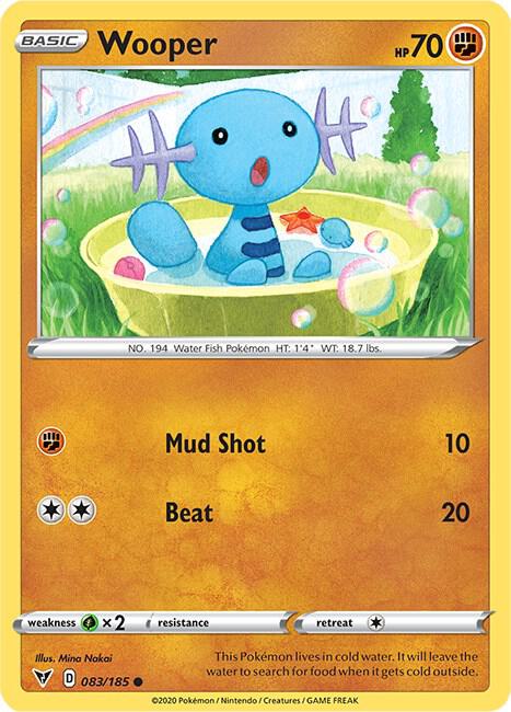 Wooper 083/185 (SWSH04: Vivid Voltage)  | Good Games Adelaide SA