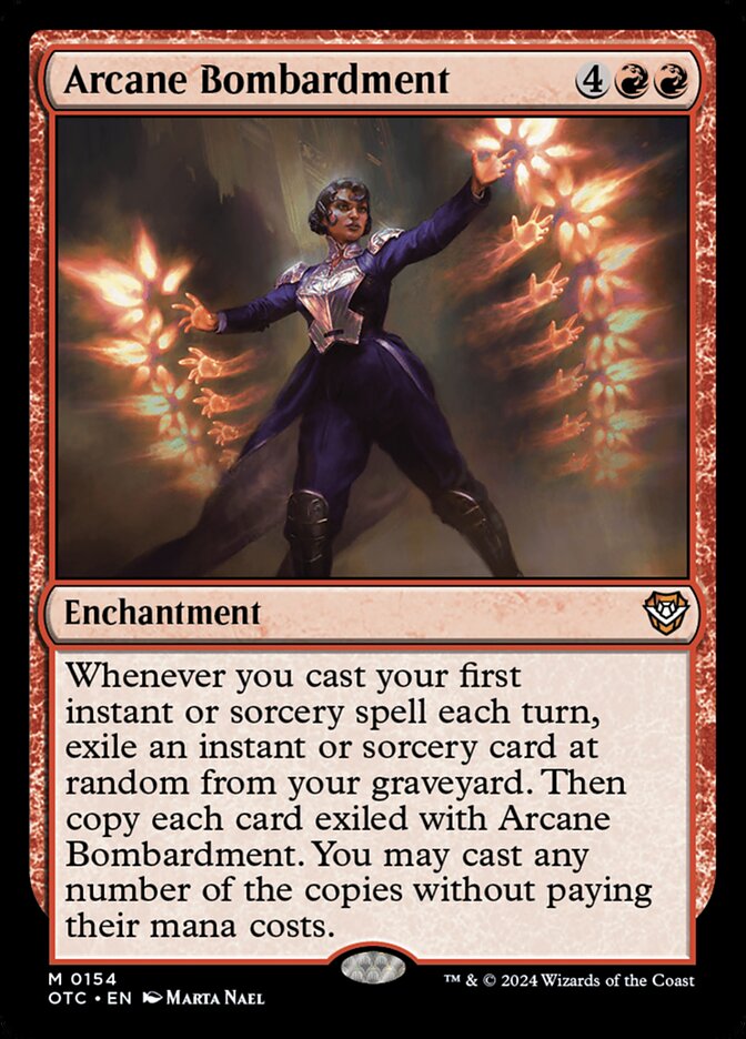 Arcane Bombardment 154 (Commander: Outlaws of Thunder Junction)  | Good Games Adelaide SA