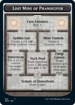 Lost Mine of Phandelver Skeleton Double Sided Token 21 // 6 (Adventures in the Forgotten Realms)  - Foil | Good Games Adelaide SA