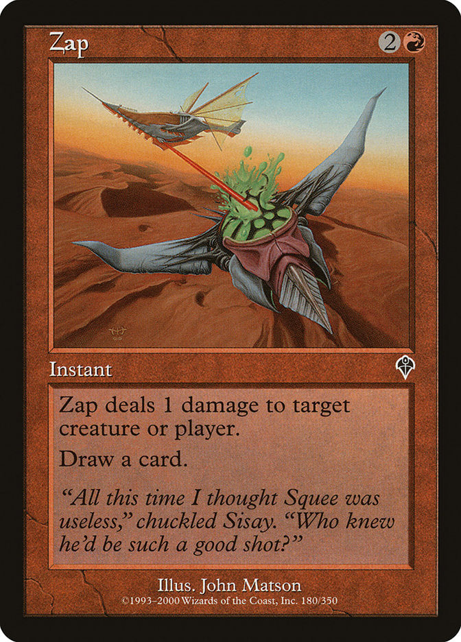 Zap 180 (Invasion)  - Foil | Good Games Adelaide SA
