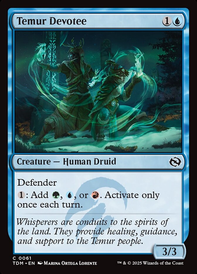 Temur Devotee 61 (Tarkir: Dragonstorm)  | Good Games Adelaide SA