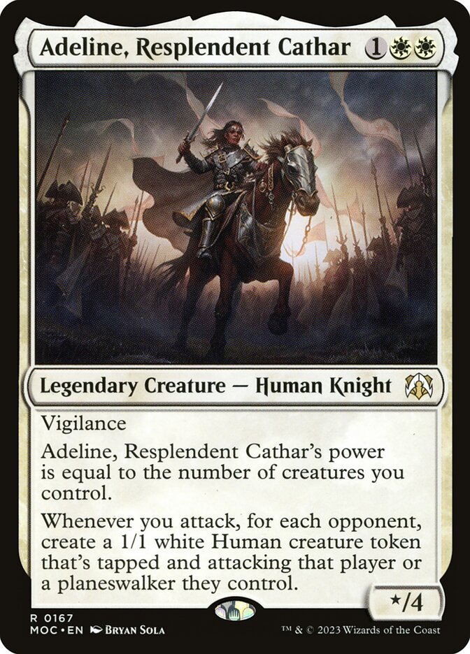 Adeline, Resplendent Cathar 167 (Commander: March of the Machine)  | Good Games Adelaide SA