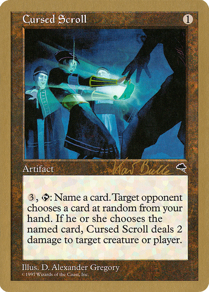 Cursed Scroll 1999 Kai Budde TMP kb281/111 (World Championship Decks)  | Good Games Adelaide SA