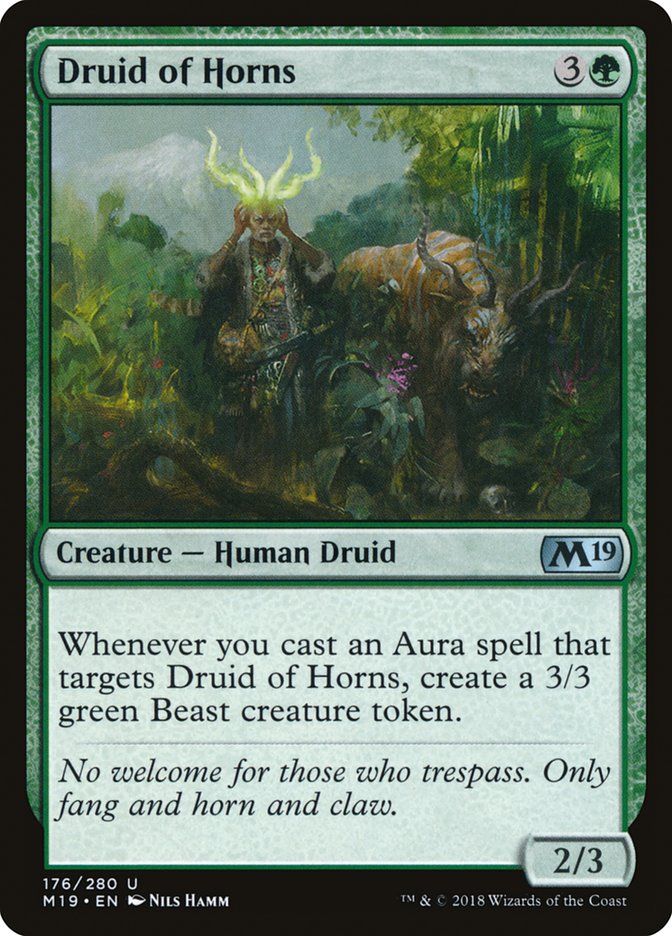 Druid of Horns 176 (Core Set 2019)  | Good Games Adelaide SA