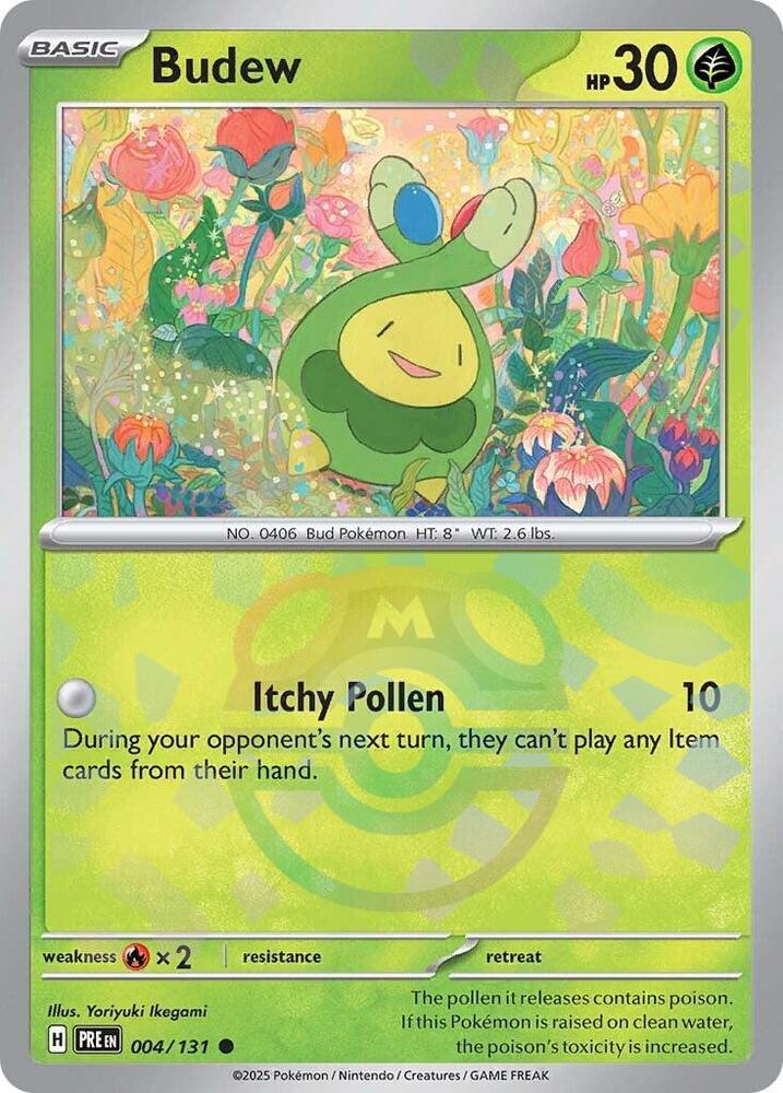 Budew 004/131 (SV: Prismatic Evolutions)  - Holofoil | Good Games Adelaide SA