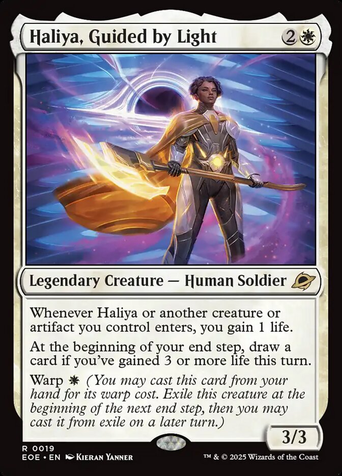 Haliya Guided by Light 19 (Edge of Eternities)  - Foil | Good Games Adelaide SA