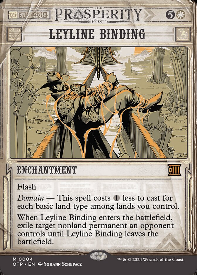 Leyline Binding 4 (Outlaws of Thunder Junction: Breaking News)  | Good Games Adelaide SA