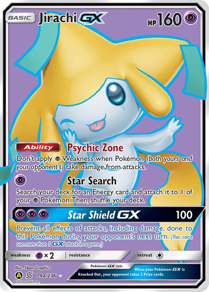 Jirachi GX 079a/236 (Alternate Art Promos)  - Holofoil | Good Games Adelaide SA