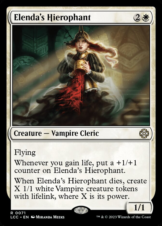 Elenda's Hierophant 71 (Commander: The Lost Caverns of Ixalan)  | Good Games Adelaide SA