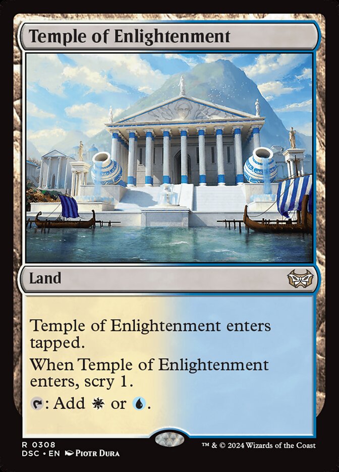 Temple of Enlightenment 308 (Commander: Duskmourn: House of Horror)  | Good Games Adelaide SA