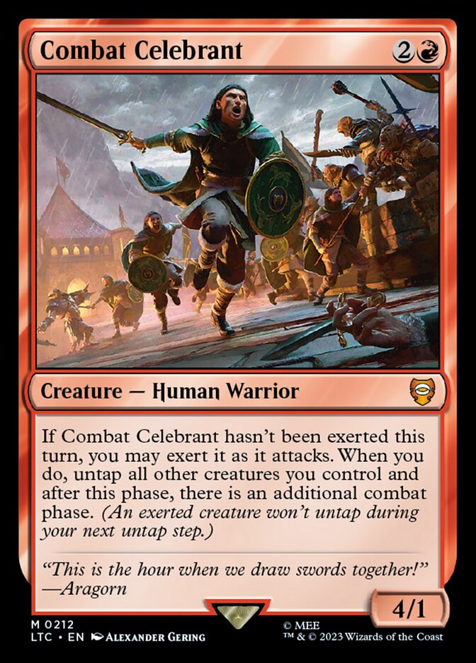 Combat Celebrant 212 (Commander: The Lord of the Rings: Tales of Middle-earth)  | Good Games Adelaide SA