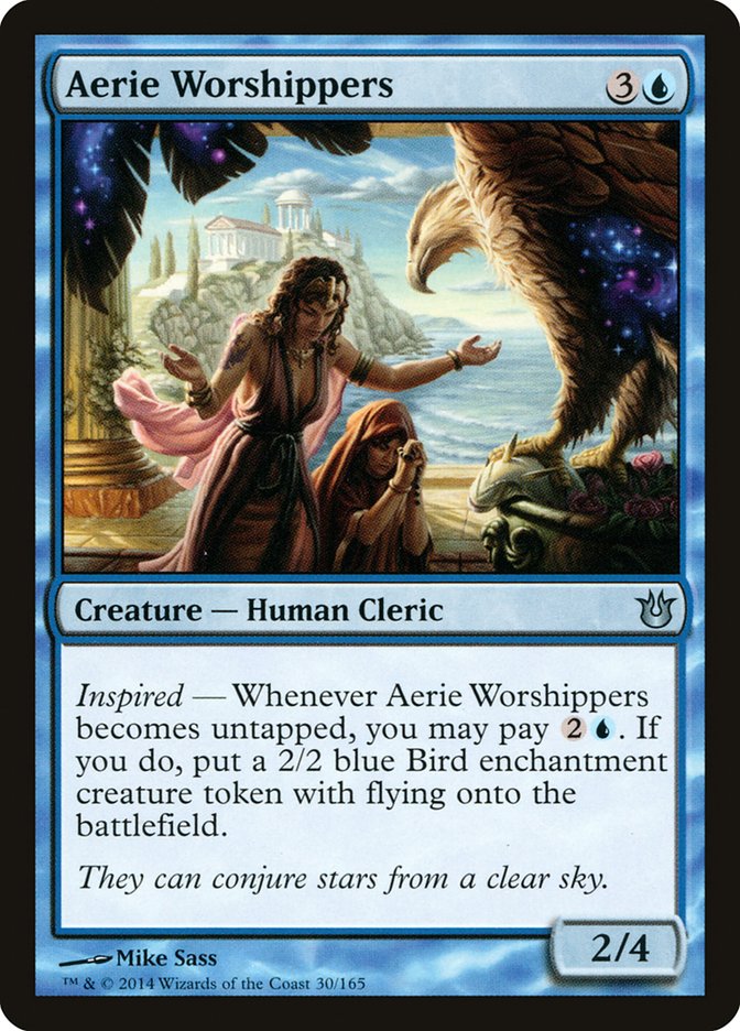 Aerie Worshippers 30 (Born of the Gods)  - Foil | Good Games Adelaide SA