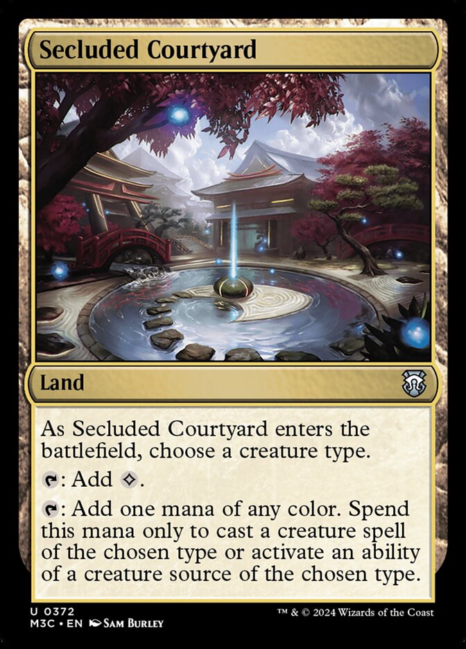 Secluded Courtyard 372 (Commander: Modern Horizons 3)  | Good Games Adelaide SA