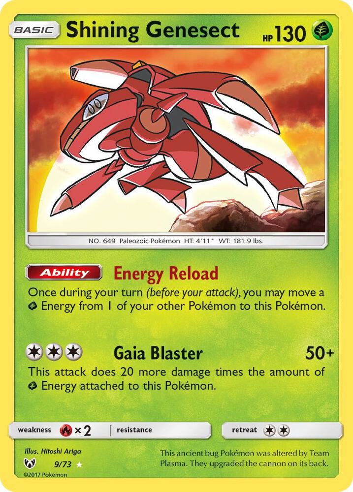 Shining Genesect 9/73 (Shining Legends)  - Holofoil | Good Games Adelaide SA