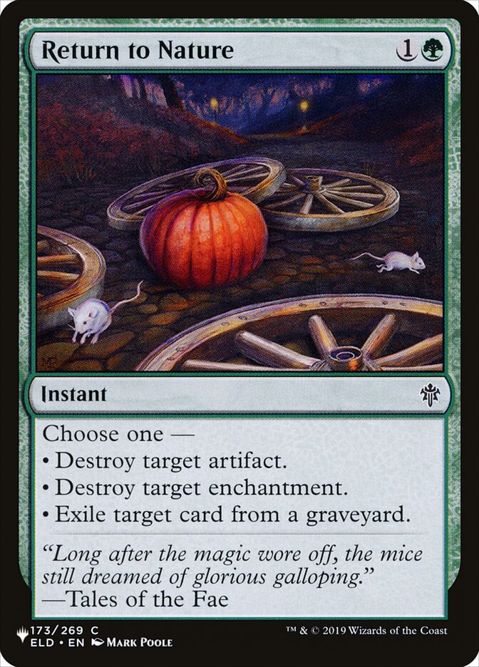 Return to Nature 173/269 (The List Reprints)  | Good Games Adelaide SA
