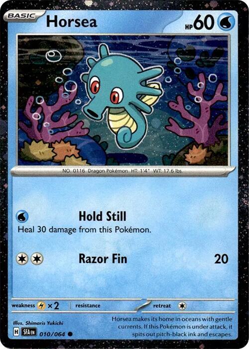 Horsea 010/064 (Miscellaneous Cards & Products)  - Cosmo Holofoil | Good Games Adelaide SA