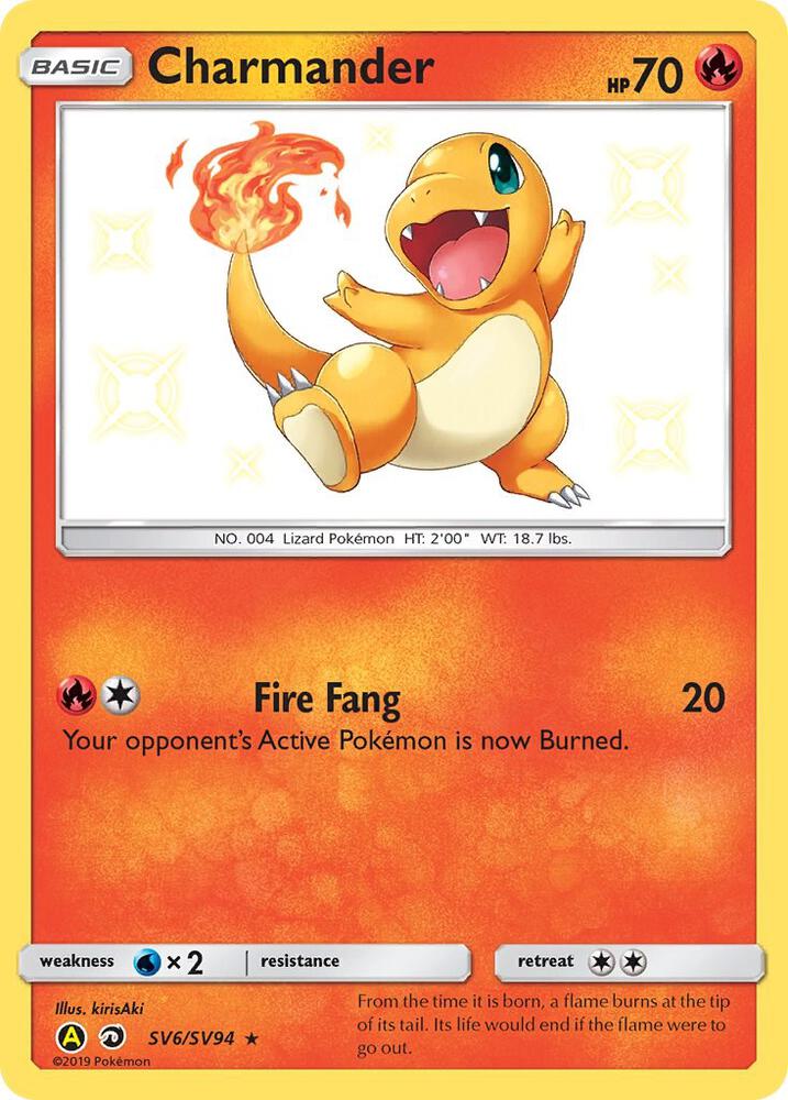 Charmander SV6/SV94 (Hidden Fates: Shiny Vault)  - Holofoil | Good Games Adelaide SA
