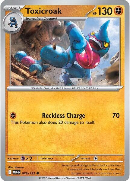 Toxicroak 079/132 (ME01: Mega Evolution)  | Good Games Adelaide SA
