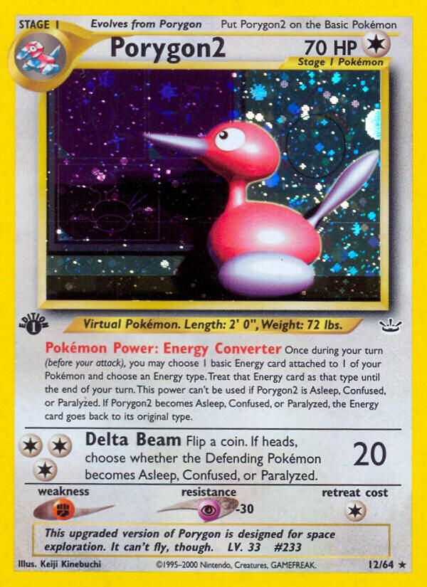 Porygon2 12/64 (Neo Revelation)  - Unlimited Holofoil | Good Games Adelaide SA