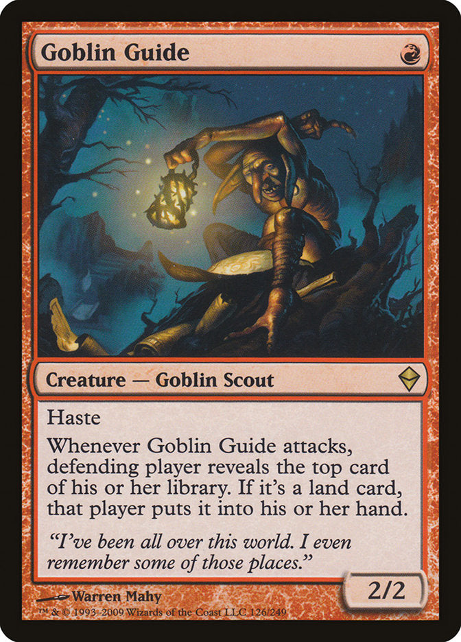 Goblin Guide 126 (Zendikar)  - Foil | Good Games Adelaide SA
