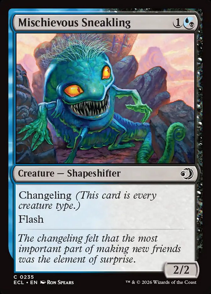 Mischievous Sneakling 235 (Lorwyn Eclipsed)  - Foil | Good Games Adelaide SA