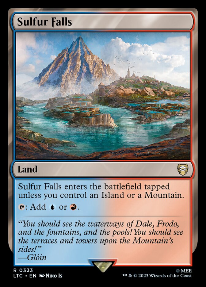 Sulfur Falls 333 (Commander: The Lord of the Rings: Tales of Middle-earth)  | Good Games Adelaide SA