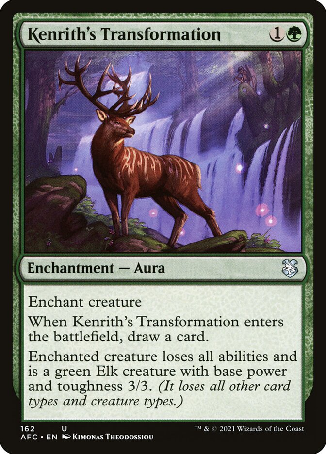 Kenrith's Transformation 162 (Commander: Adventures in the Forgotten Realms)  | Good Games Adelaide SA