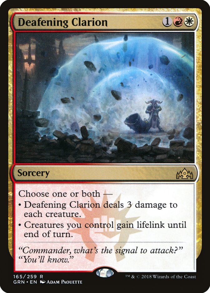 Deafening Clarion 165 (Guilds of Ravnica)  | Good Games Adelaide SA