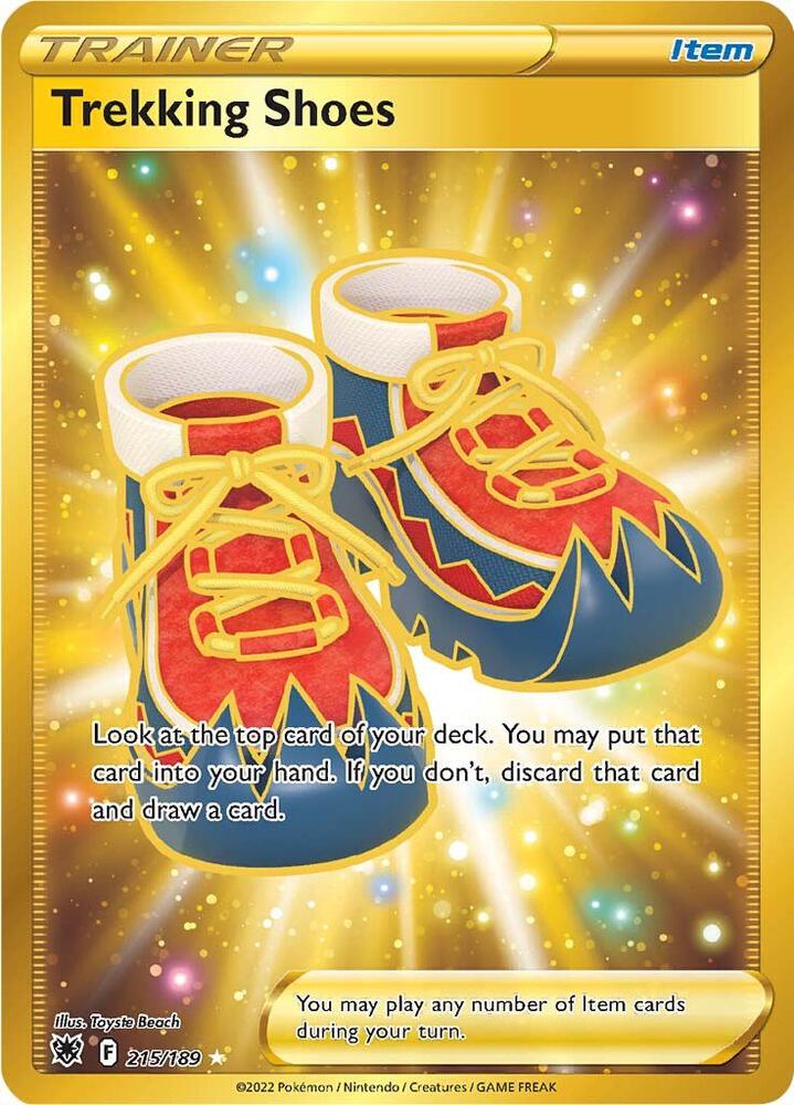 Trekking Shoes Secret 215/189 (SWSH10: Astral Radiance)  - Holofoil | Good Games Adelaide SA